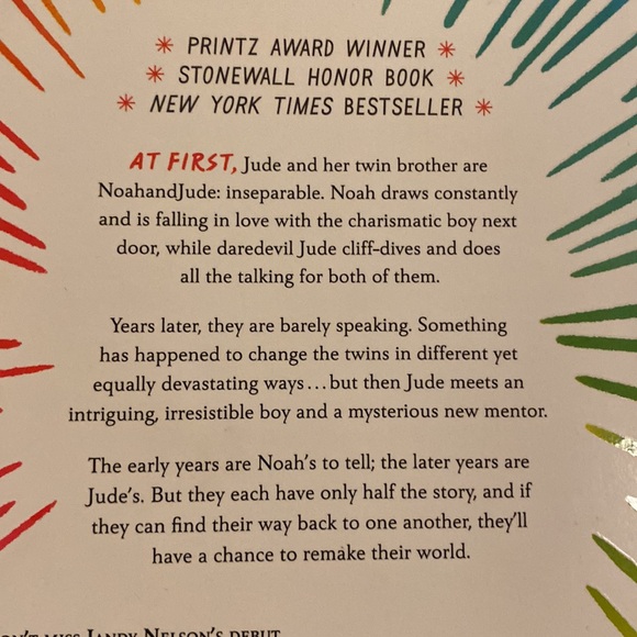 New York Times Bestseller I'll Give You the Sun by Jandy Nelson - Picture 3 of 3